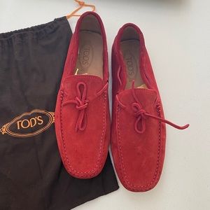 Men’s Tods Red Drivers 9.5